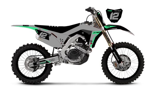 honda crf grey black